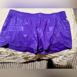 Adidas women's NWT L short pacer running shorts purple